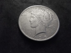1925 Peace Silver Dollar