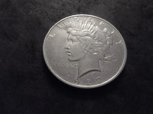 1927 D Peace Silver Dollar