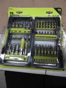 lot 47 image: Ryobi - AR2040 - Impact Rated Driving Kit - 70-Piece DAMAGED BOX, NEW