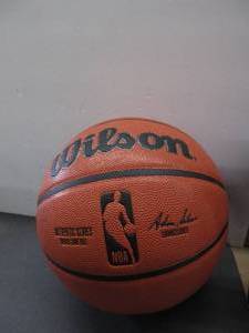 lot 80 image: Wilson Authentic Series Indoor Basketball Size 7 SLIGHTLY USED