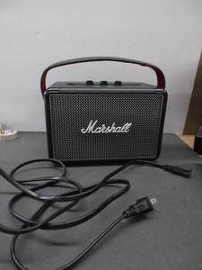 lot 81 image: Marshall Kilburn II Portable Bluetooth Speaker - Black (1002634) USED, TESTED, WORKS