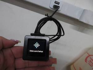 lot 84 image: Fitbit Blaze Smart Fitness Watch Time Display Unisex Black Silver SM US Version USED, NOT TESTED BUT TURNS ON