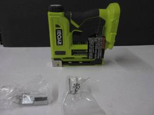 lot 92 image: Ryobi 18-Volt ONE Cordless Compression Drive 38 in. Crown Stapler (Tool Only) P317 USED, TESTED, WORKS