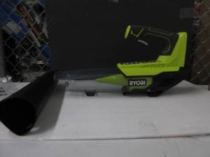 lot 99 image: Ryobi P2180 ONE Lithium 100 mph 280 CFM 18-Volt Lithium-Ion Cordless Jet Fan Blower Kit P108 P118 (TOOL ONLY, NO CHARGER OR BATTERY) USED, TESTED, WORKS