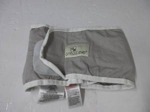 lot 120 image: Anna & Eve - Swaddle Strap, Adjustable Arms-Only Baby Swaddle, 100% Cotton, Prevents Overheating - Large Size Fits Chest 16 to 20.5 - Grey SLIGHTLY USED