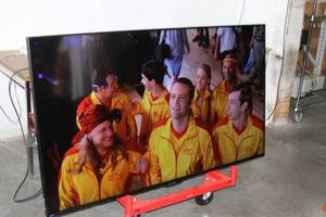 lot 19 image: Sharp Aquos LC-70LE661U Commercial-Grade Full HD 1080p LED 240Hz Television  TV  Display  Monitor with Remote & Wall Mount