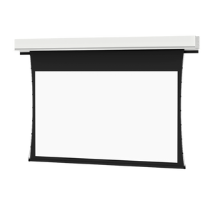 lot 15 image: $5,000 Projection Screen  New Da-Lite 34594 Deluxe Electric  Motorized Widescreen TENSIONED Video Projector Screen