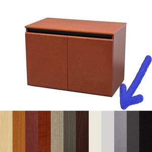 lot 17 image: New AVFI Audio Video Furniture International Executive Dual Rack Credenza - Model CR2000EX
