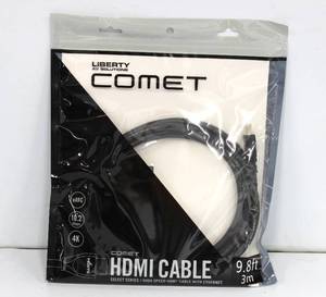 lot 113 image: 9.8 Ft Long High Speed HDMI Cable With Ethernet Comet Brand 10.2 GBPS