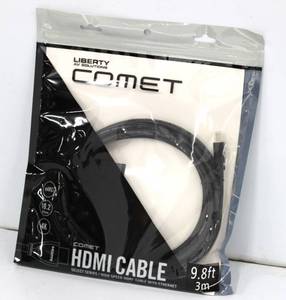 lot 115 image: 9.8 Ft Long High Speed HDMI Cable With Ethernet Comet Brand 10.2 GBPS