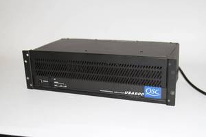 lot 41 image: QSC USA-Series 2-Channel Model USA 900 Rack Mountable Pro Audio Amplifier  Power Amplifier