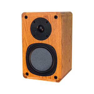 lot 49 image: New in Box - Phase Technology PhaseTech PC60 CA Classic Audiophile Bookshelf Loudspeaker  Speaker - Oak Finish