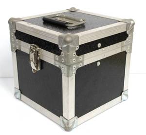 lot 77 image: Hinged Led Transport Hard Case Padded ATA Rated Measures 10 34 X 10 34 X 10 34