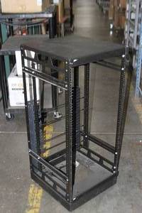 lot 65 image: Middle Atlantic Audio Video Server Equipment Rack on Casters  Mobile