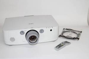 lot 67 image: NEC PA550W 5500 ANSI Lumen Widescreen Advanced Home Theater HD 3LCD Projector w NP13ZL Zoom Lens & More