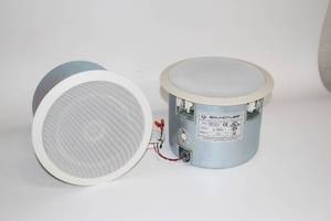 lot 71 image: PAIR of SoundTube Sound Tube CM-EZ-II In-Ceiling 2-Way Blind Mount 8 Pro Audio Loudspeakers  Speakers