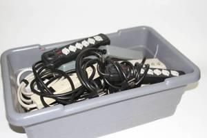lot 75 image: Lot of Miscellaneous AC Power Outlet Strips