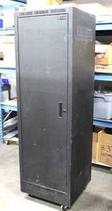 lot 85 image: Equipment Rack Steel Construction Heavy Duty Lowell Brand Measure Approx 6 Ft H X 22 W X 22 Deep
