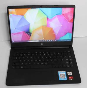 lot 88 image: HP Laptop Computer, AMD CPU, Windows 11, Hard Drive 128 GB,4 GB RAM, Power Cord.