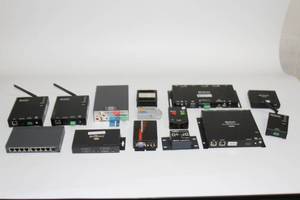 lot 90 image: Large Lot of Miscellaneous Commercial & Professional Audio Video and Control Items and Equipment - 4 Boxes