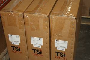 lot 148 image: Lot of 3 - New - TSi Touch Touchscreen Infrared IR Glass Overlays for Samsung PM49F Professional Displays  Monitors