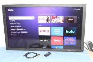 lot 73 image: Sharp PN-465U Commercial  Industrial Widescreen 169 1080p 46 HDTV LCD Display  Monitor