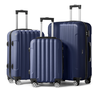 lot 96 image: 3PCS Zimtown Nested Spinner Suitcase Luggage Set With TSA Lock