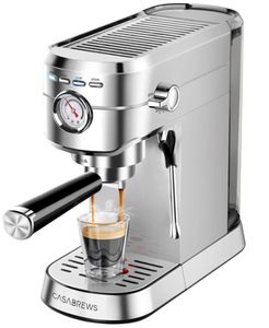 lot 109 image: CASABREWS Espresso Machine 20 Bar, Professional Espresso Maker with Milk Frother Steam Wand