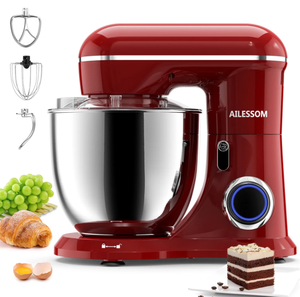 lot 112 image: Ailessom New Stand Mixer,6.5-QT 660W 10-Speed Tilt-Head Kitchen Electric Mixer
