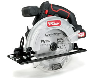 lot 123 image: Hyper Tough 20V Max Lithium-ion Cordless 6-12 Circular Saw