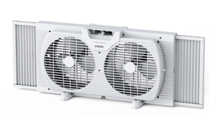 lot 188 image: Shinic 9 3-Speed Twin Window Fan