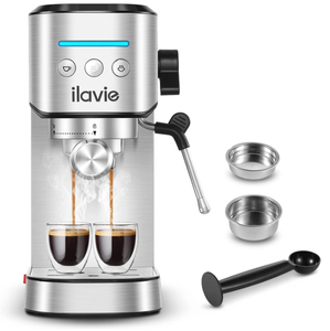 lot 216 image: Espresso Machine with 1000ML Removable Water Tank for Cappuccino
