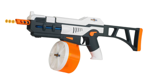 lot 351 image: SPLATRBALL SRB1200 Full Auto Rechargeable Battery Powered Water Bead Gel Ball Blaster Kit