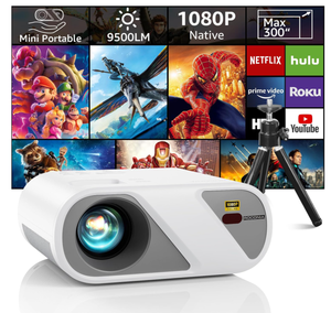 lot 438 image: Roconia Mini Projector G3 Full HD 1080P