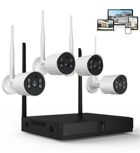 lot 441 image: 4PCS TOPVISION Wired Security Camera System, 8CH 3MP NVR, 1080P Surveillance Cameras with Color Night Vision