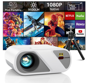 lot 445 image: Roconia Mini Projector G3 Full HD 1080P