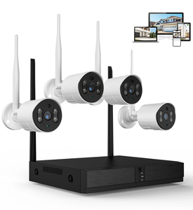 lot 448 image: 4PCS TOPVISION Wired Security Camera System, 8CH 3MP NVR, 1080P Surveillance Cameras with Color Night Vision