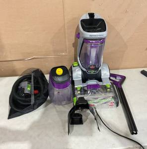 lot 302 image: BISSELL ProHeat 2X Revolution Pet Pro Plus, 3588F, Upright Deep Cleaner, 30-minute Dry Time