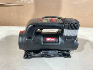 lot 356 image: Hyper Tough DC 12V Heavy Duty Direct Drive Digital Tire Inflator with Detachable LED Light