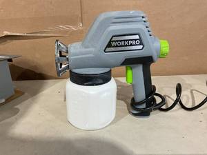lot 362 image: WorkPro 6GPH Electric Paint Sprayer with 0.8mm Nozzle, 120 Volt
