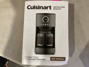 lot 375 image: Cuisinart 12 Cup Coffeemaker, Stainless Steel