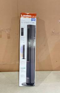 lot 400 image: Lasko Oscillating All Season Tower Fan and Space Heater in One for Home with Adjustable Thermostat