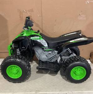 lot 284 image: Yamaha 12V Raptor ATV Powered Ride-on for Boys & Girls, Ages 3, up to 5 MPH