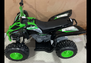 lot 285 image: Yamaha 12V Raptor ATV Powered Ride-on for Boys & Girls, Ages 3, up to 5 MPH