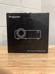 lot 587 image: DR.J Professional Mini Projector with Bluetooth 5.1 and 100 Screen