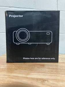 lot 590 image: DR.J Professional Mini Projector with Bluetooth 5.1 and 100 Screen
