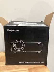 lot 593 image: DR.J Professional Mini Projector with Bluetooth 5.1 and 100 Screen