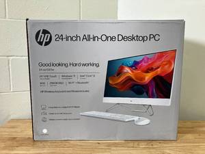 lot 33 image: HP 24 Windows 11 Touch All-in-One Desktop Intel Core i3-1215U 8GB RAM 256GB SSD 1.2GHz