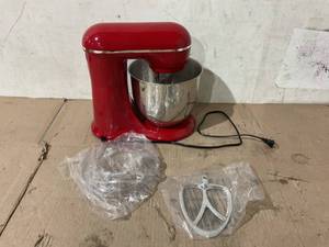 lot 201 image: Ailessom New Stand Mixer,6.5-QT 660W 10-Speed Tilt-Head Kitchen Electric Mixer