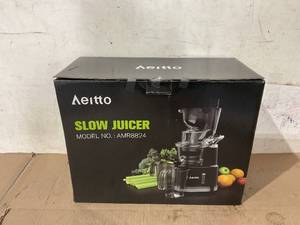 lot 224 image: Aeitto Juice Maker, Slow Masticating Juicer Machine, Cold Press Juicer